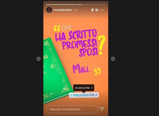 Come si fa swipe up nelle storie di Instagram da PC