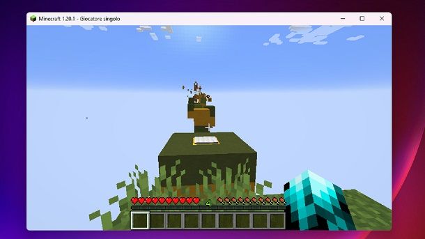 Mappa parkour Minecraft attiva Java