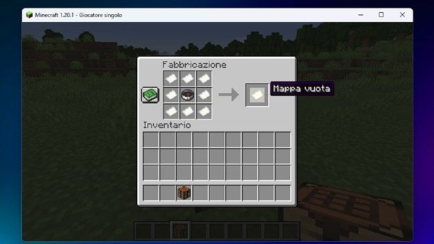 Come creare una mappa vuota su Minecraft