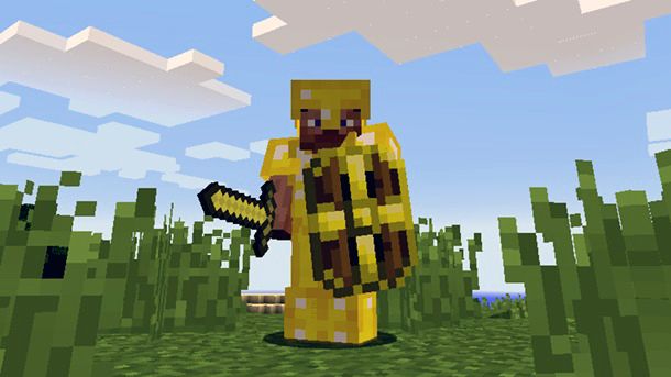 Mod per fare uno scudo su Minecraft