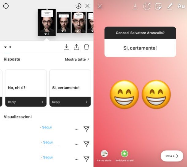 Domande sfondo Instagram