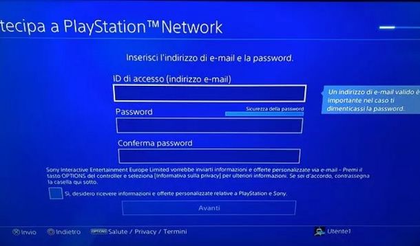 ID di Accesso PSN