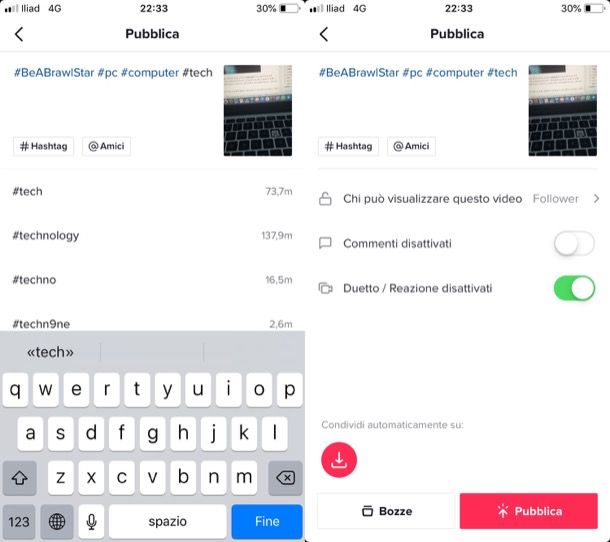 Utilizzare gli hashtag su TikTok