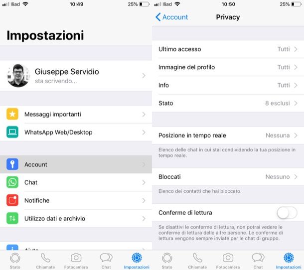 Come chattare su WhatsApp senza essere visti