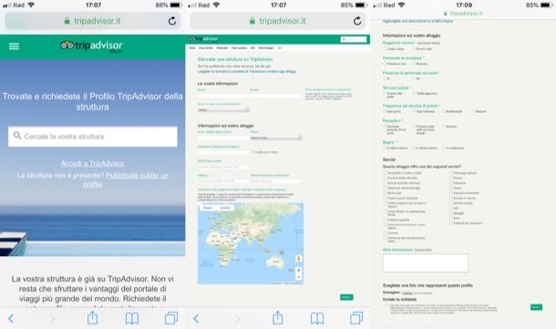 Come inserire un’attività su TripAdvisor