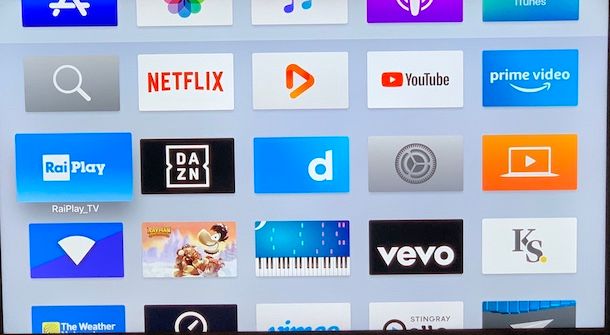 Vedere RaiPlay su TV non Smart tramite Apple TV
