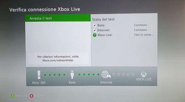 Verifica Connessione Xbox Live