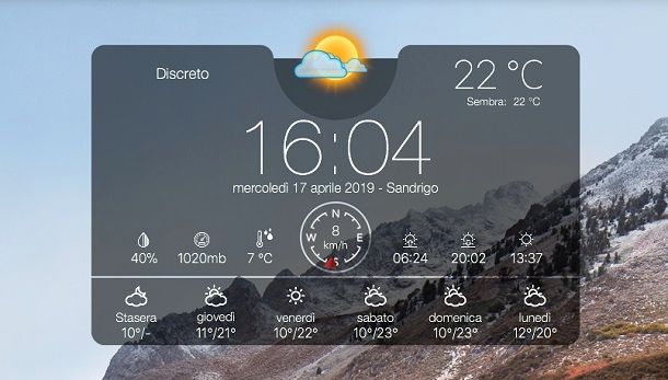 WidgetMeteoItalia
