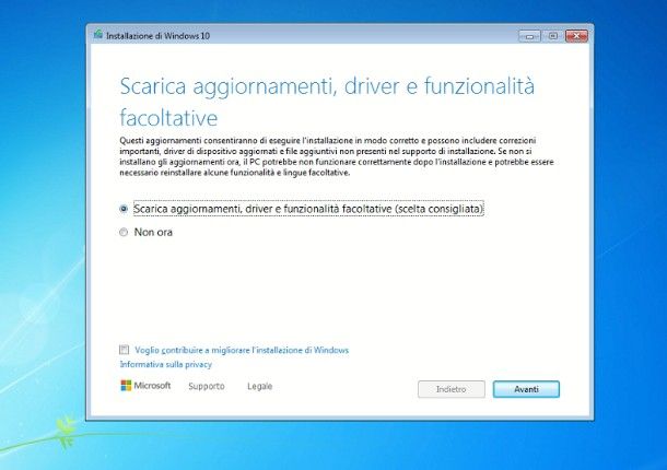 Come installare Windows da USB