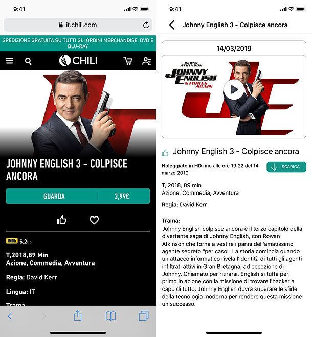 Come scaricare serie TV su iPhone - Chili