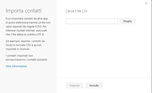 Come importare contatti da Google