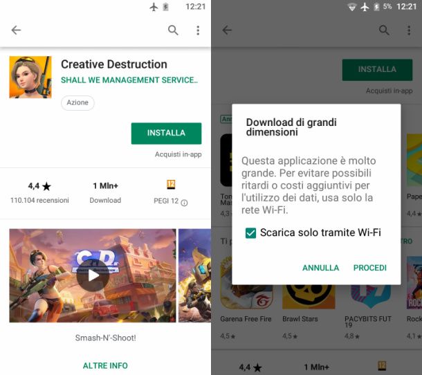 creative destruction android installazione