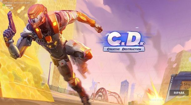 creative destruction schermata iniziale