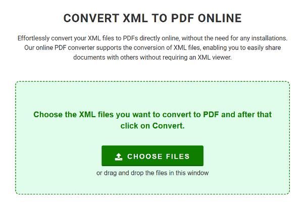 Altre soluzioni per convertire un file XML in PDF gratis