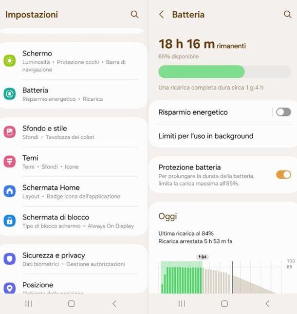 Non stressare la batteria Android