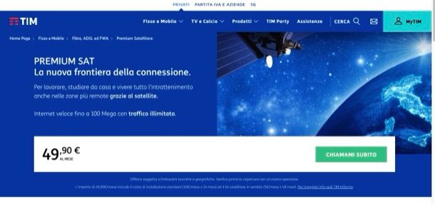 Offerte Internet satellitare