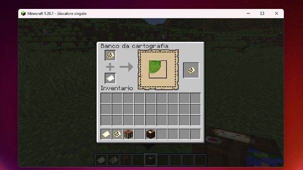 Come ampliare mappa banco da cartografia Minecraft