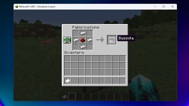 Come creare una bussola su Minecraft