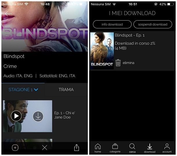 Come scaricare serie TV su iPhone - Infinity