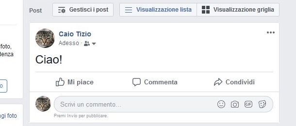 Come ingrandire i caratteri di Facebook