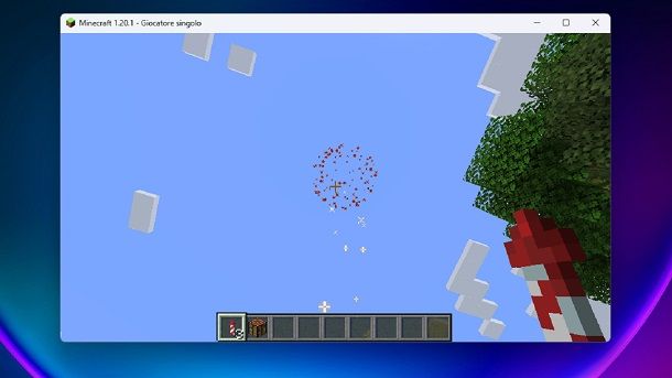 Fuoco artifico Minecraft Vanilla