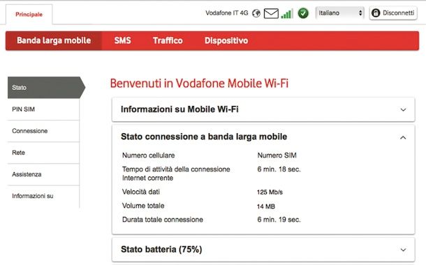 Sbloccare SIM Vodafone Mobile Wi-Fi