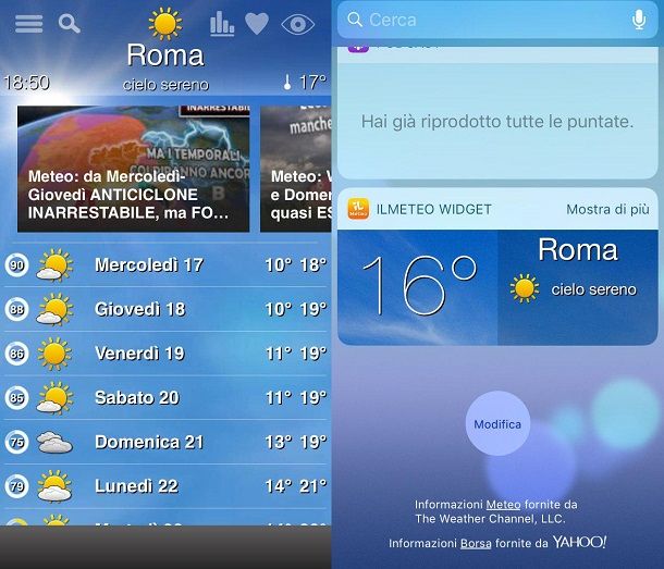 ilMeteo iOS