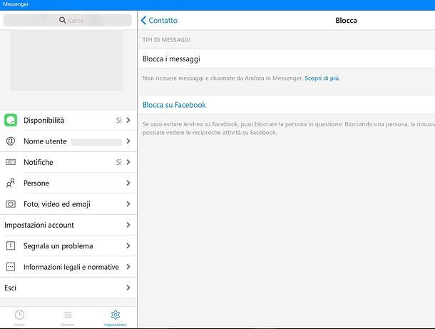 Messenger per Windows 10