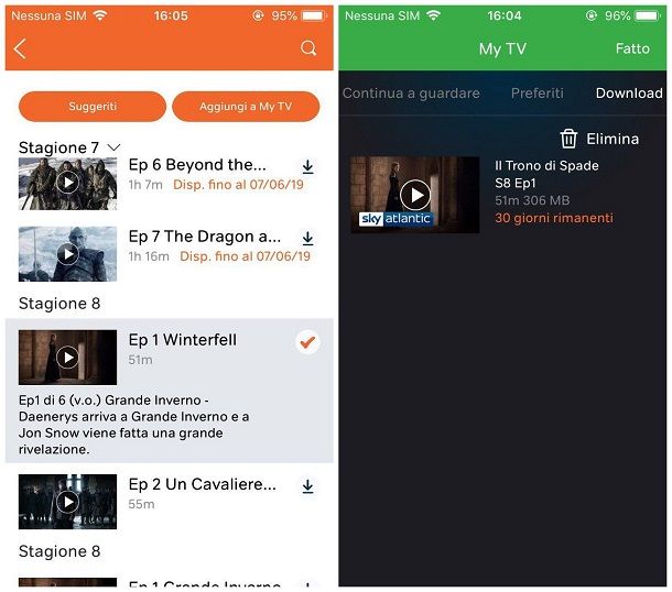 Come scaricare serie TV su iPhone - NOW TV