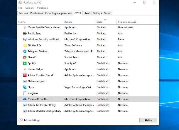 Come disattivare OneDrive su Windows 10 — Disattivare OneDrive all'avvio