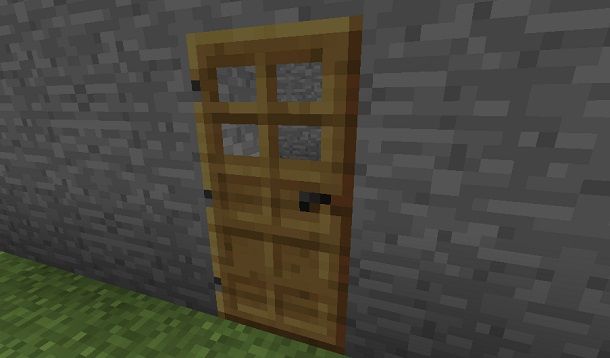 porta in legno minecraft