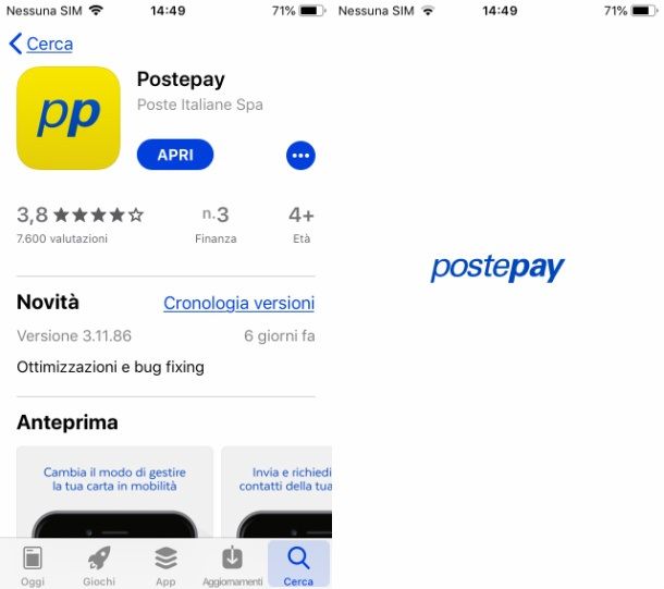 postepay ios