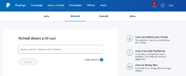 Come farsi pagare online con PayPal