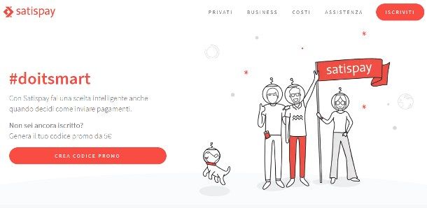 Come comprare su Internet senza carta di credito - Satispay