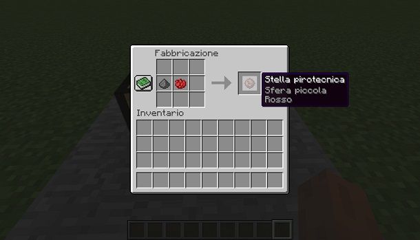 stella pirotecnica minecraft