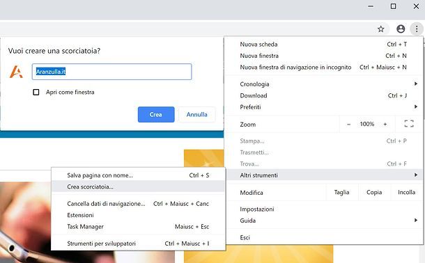 Come creare un collegamento sul desktop di una pagina Web