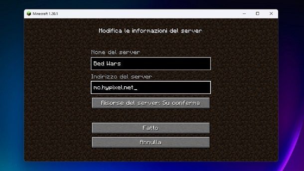 Come giocare online Minecraft PC