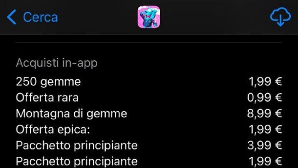 App a pagamento iPhone