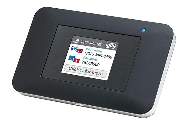 Hotspot WiFi Portatile Changor 4G, Velocità 300 Mbps, Batteria 2100 MAh, Per 10 Dispositivi