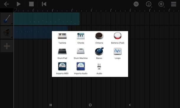 Programmi per musica Android