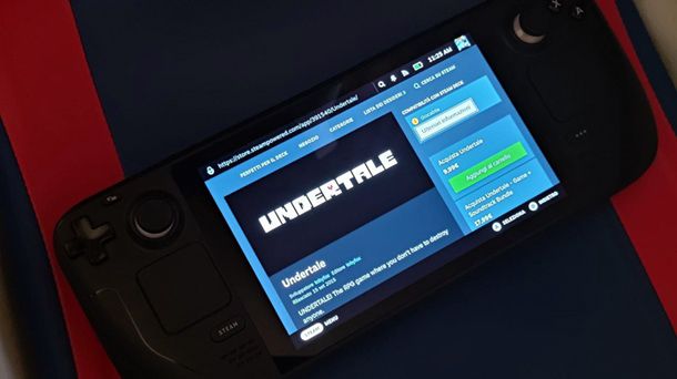 Come scaricare Undertale su Steam Deck