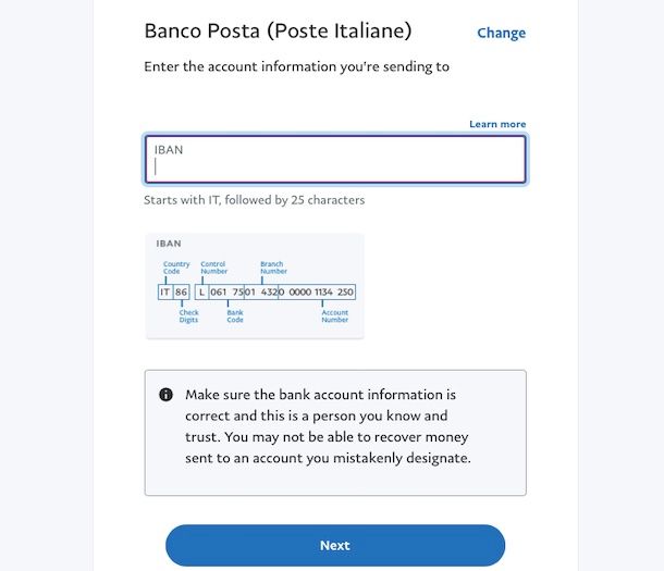 Ricaricare una Postepay altrui con PayPal