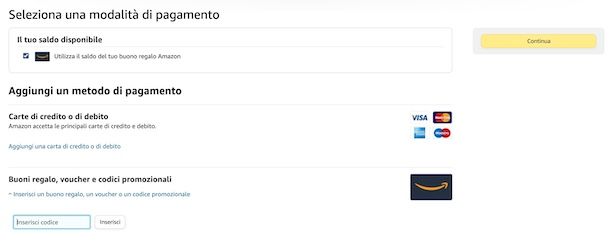 Prime con saldo Amazon