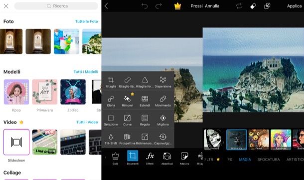 come usare picsart