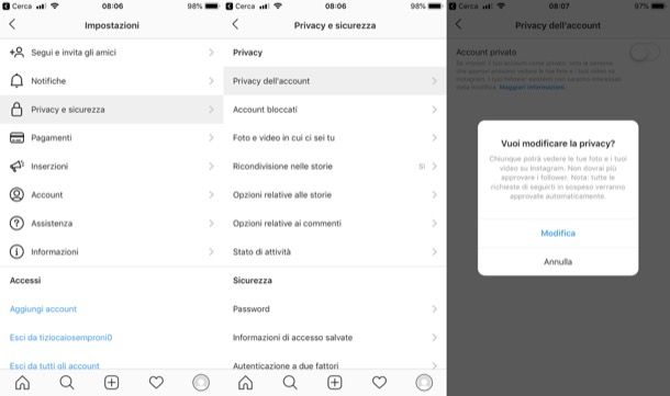 Come Si Toglie Il Profilo Privato Su Instagram