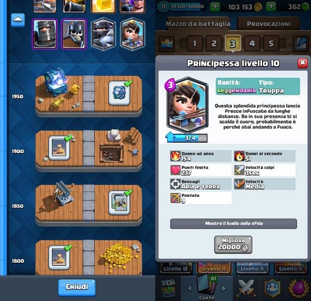 Principessa Leggendaria Clash Royale