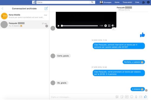 Come vedere i messaggi nascosti su Messenger