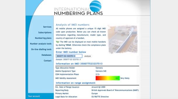 International Numbering Plans