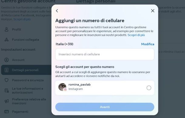 Come mettere il numero di telefono privato su Instagram