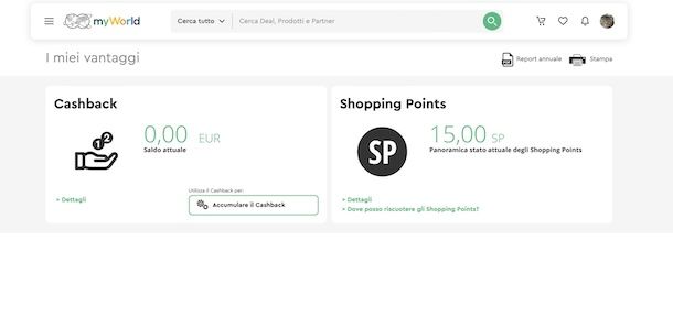 myWorld Cashback World